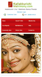 Mobile Screenshot of kallakkurichimatrimony.com